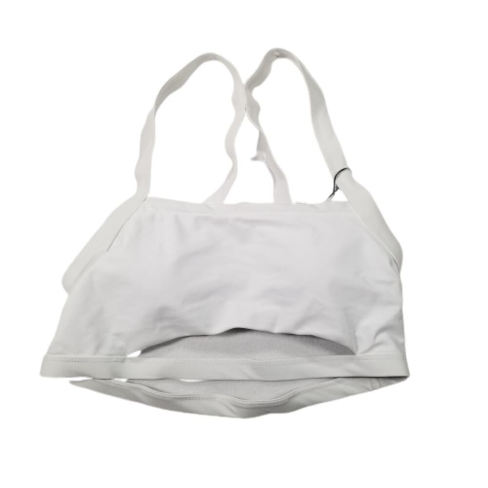 Women's Exlura White Padded No Wire Bra, Size XL, New